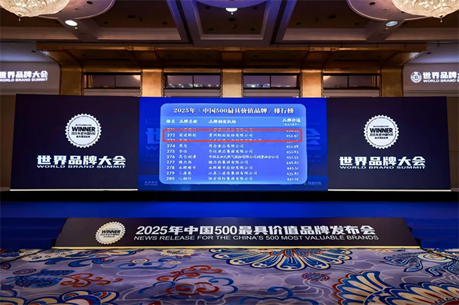 jbo竞博荣登 “中国 500 最具价值品牌”——灯塔工厂铸就前进品牌价值新高度